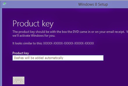 windows 8 pro activation key 64 bit